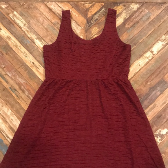 Charming Charlie cranberry dress - Picture 3 of 3